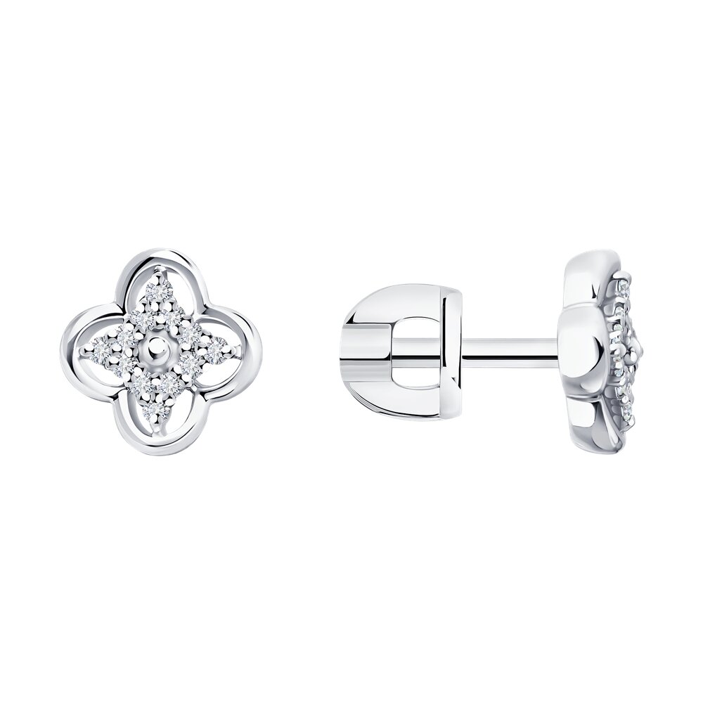 Серьги Au.585 Разм. Вес.1,89 (24 Бр Круг 17 0,075 2/3А)
