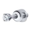 Серьга Au.585 Разм. Вес.0,4 (1 Бр Круг 57 0,045 3/6А)